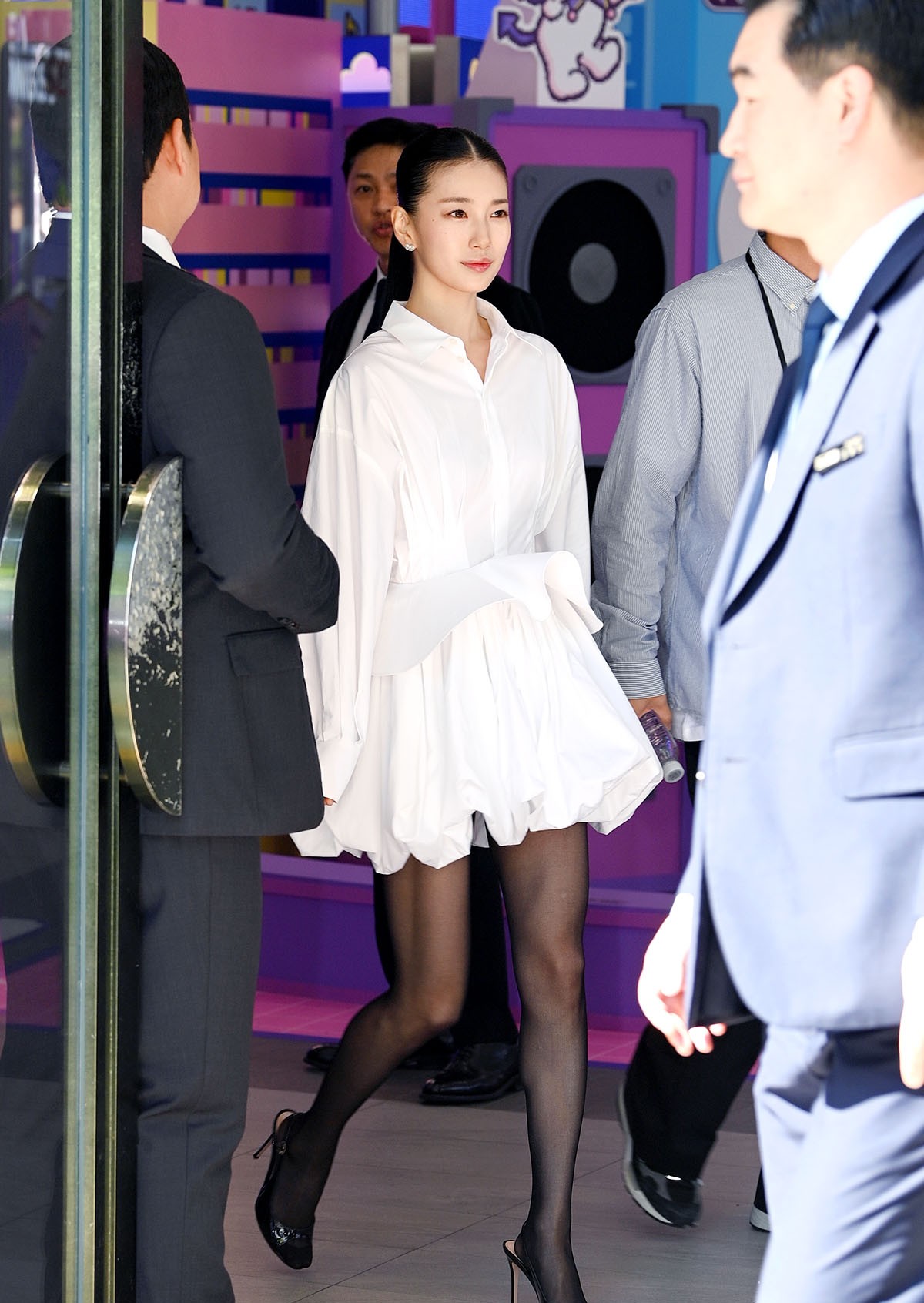 Suzy Steps Out in White at Anua PDRN Popup Before Two Major Drama Roles