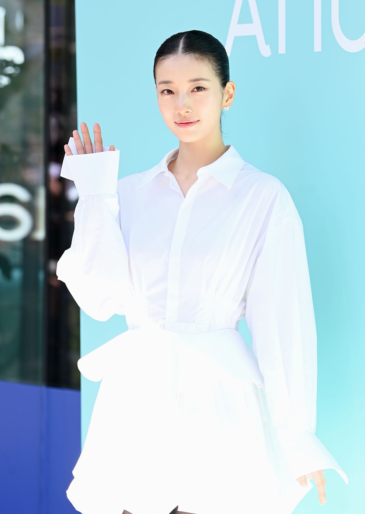 Suzy Steps Out in White at Anua PDRN Popup Before Two Major Drama Roles
