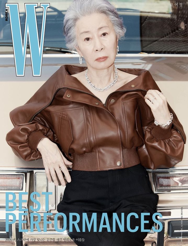 Yoon Yeo-jeong at 79 Covers W Korea in Leather and Sheer, And Looks Like This