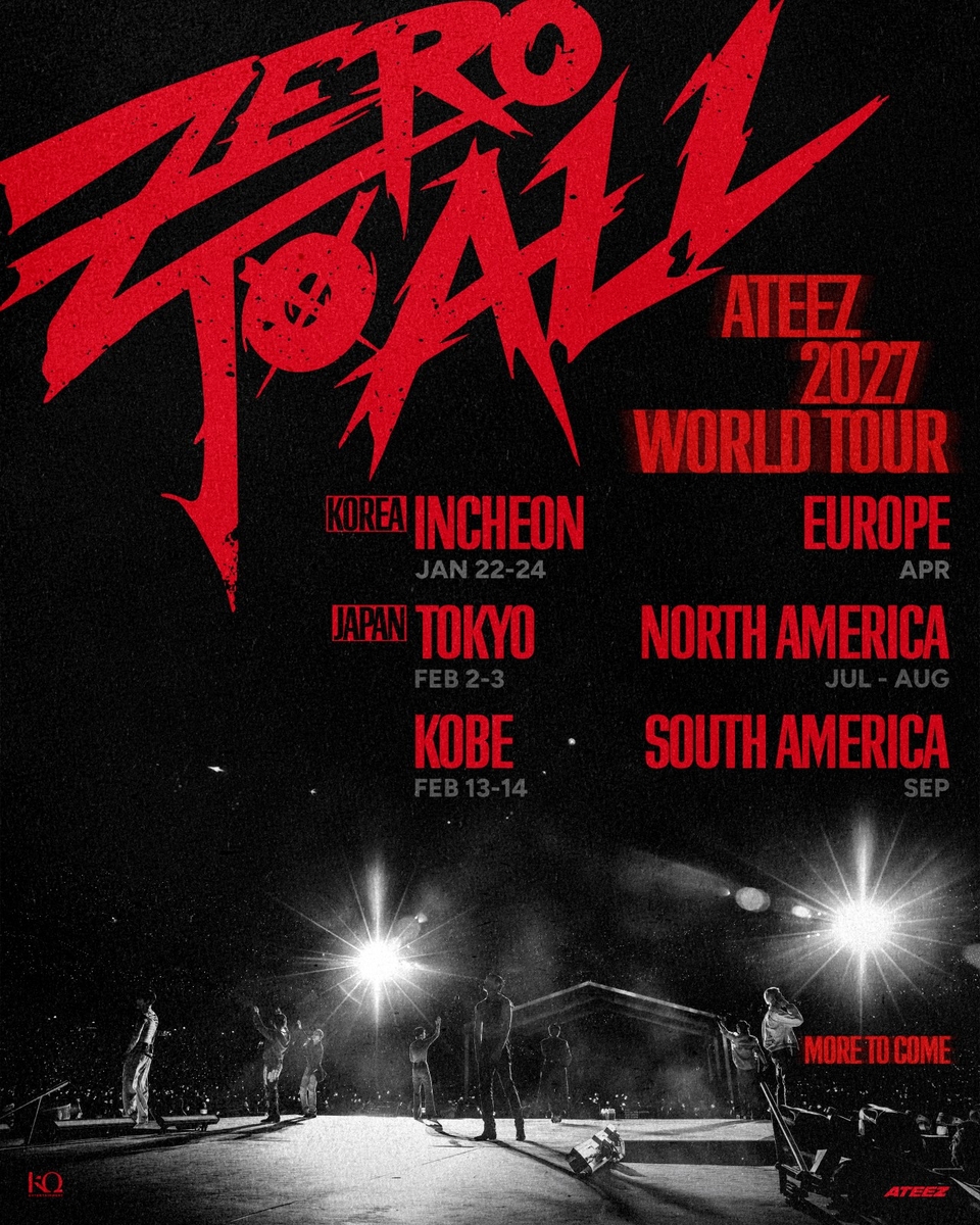 ATEEZ Kicks Off 9-Month ZERO TO ALL World Tour in Incheon This January