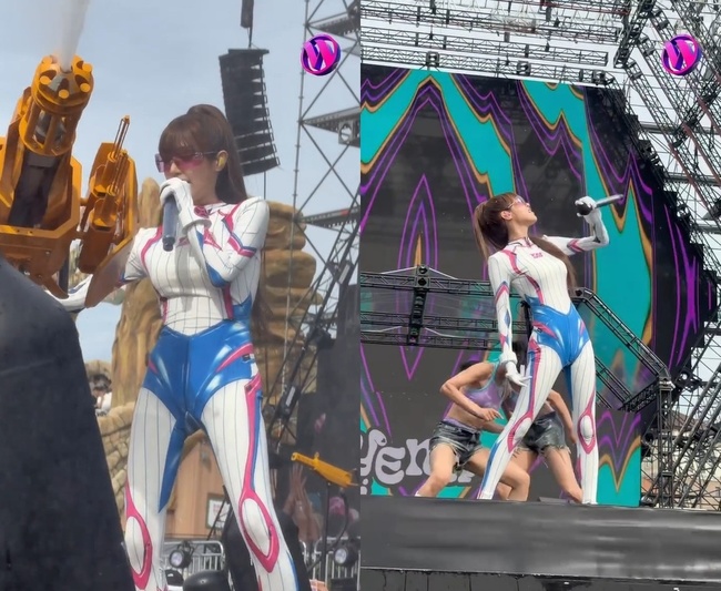 'YN 99': Choi Yena's Custom Suit Was the Unexpected Highlight of Waterbomb Busan