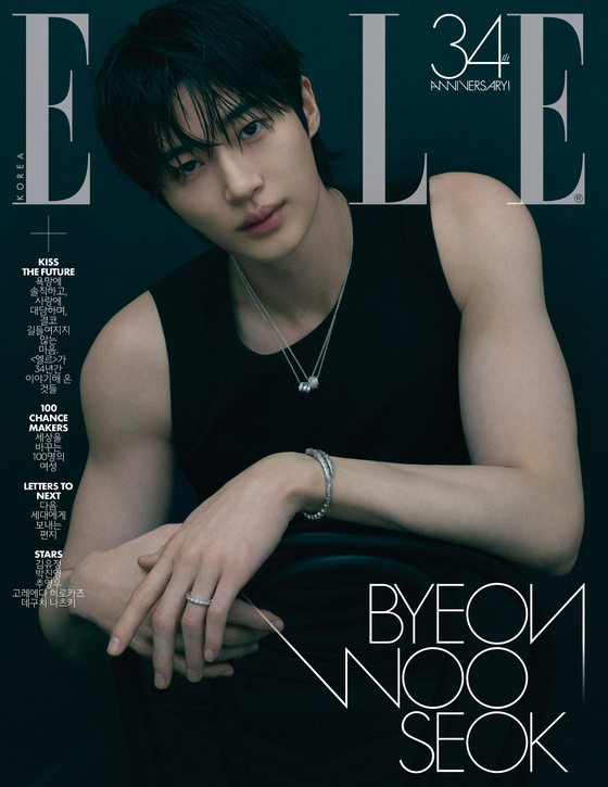 Byeon Woo-seok Lands 4 ELLE Covers as His Solo Leveling Prep Deepens